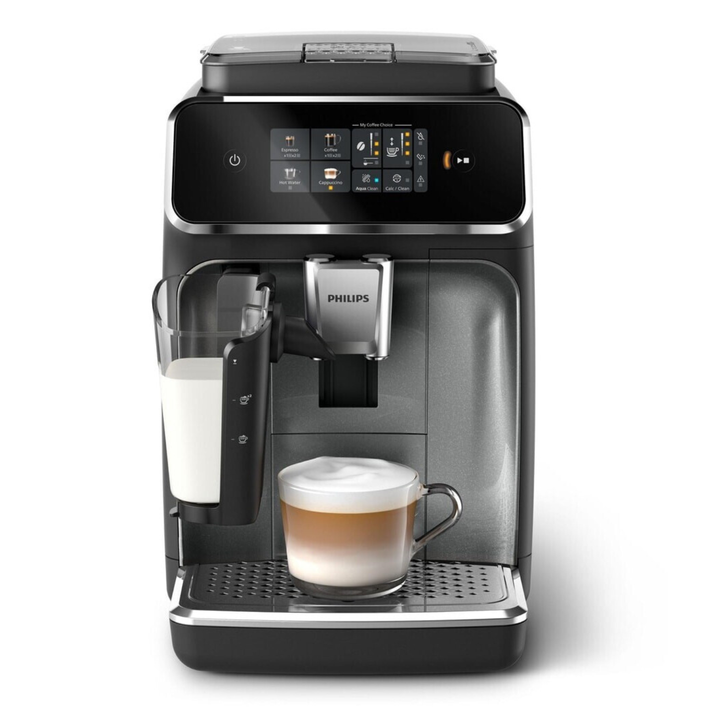 PHILIPS Silent Brew EP2339/40 Black Chrome LatteGo